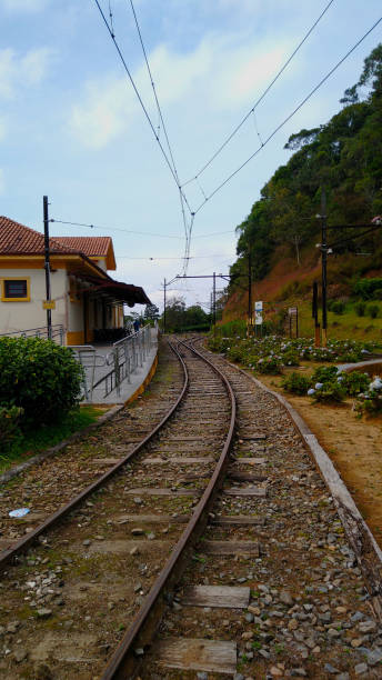 istock Train station and railway line 1331179526