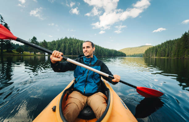 istock Kayaking in the nature. 1331185676