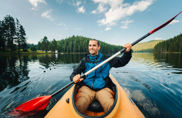 istock Kayaking in the nature. 1331185677