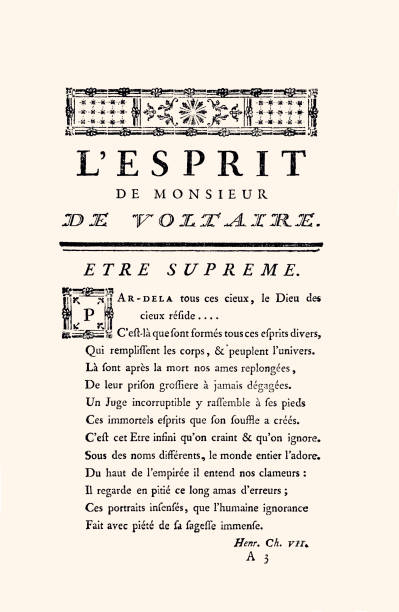 illustrations, cliparts, dessins animés et icônes de l’esprit de monsieur de voltaire -haute résolution avec beaucoup de détails- - police france