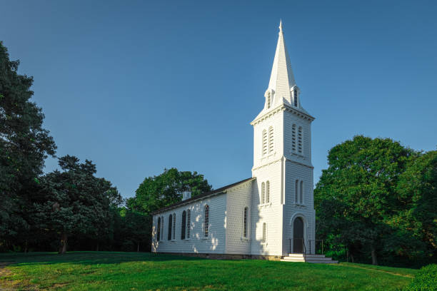 istock Early Victorian New England Church 1331198124