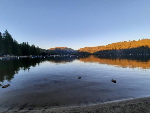 istock Lake in the morning. 1331201270