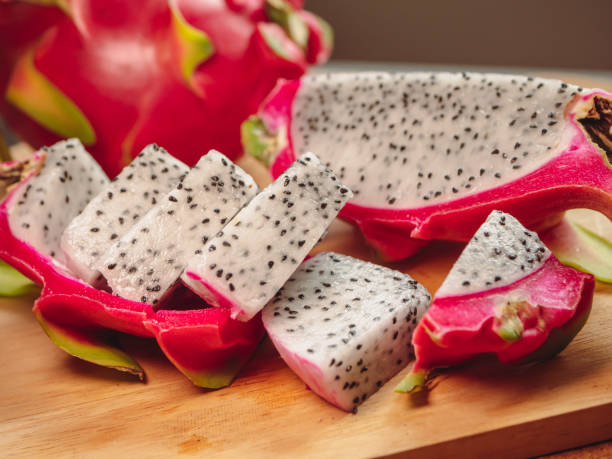 istock Dragon fruit is a unique fruit that is high in fiber. 1331207945