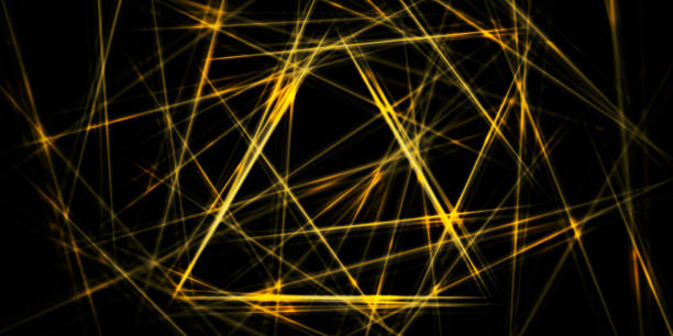 istock golden yellow glow straight line Contrasting triangle background image 3D illustration 1331210548