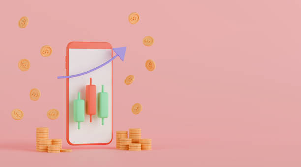 istock 3d rendering concept stock market. 1331232711