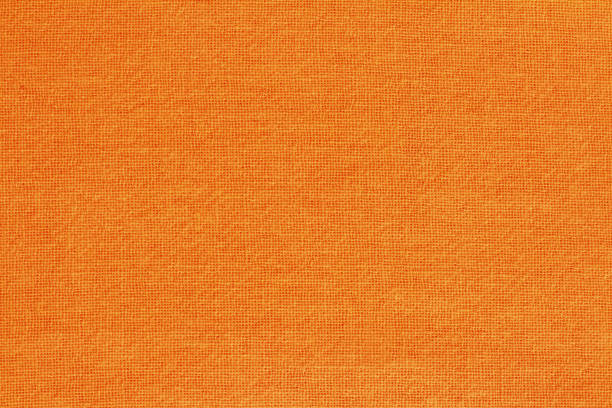 istock Orange cotton fabric cloth texture for background, natural textile pattern. 1331238842