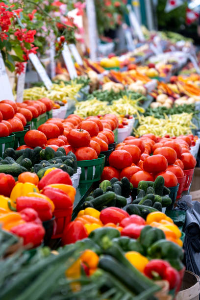 istock Fresh vegetables at farmers market 1331244190