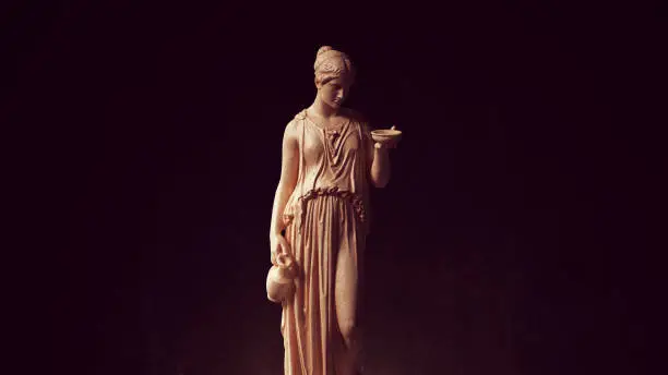 Photo of Hebe Goddess of Youth Classic Mythology Pouring the Drink of Immortality
