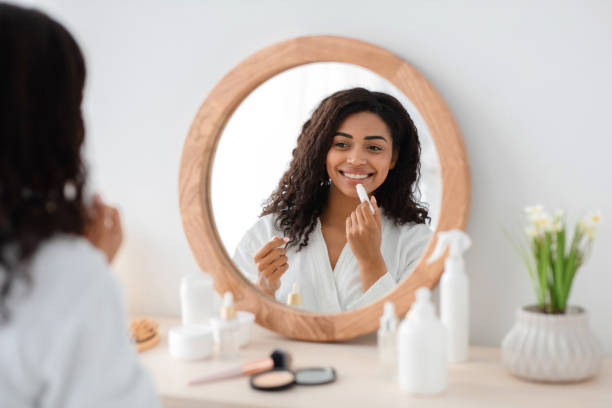 istock Routine procedures, skin moisturizing, beauty care at home 1331245258