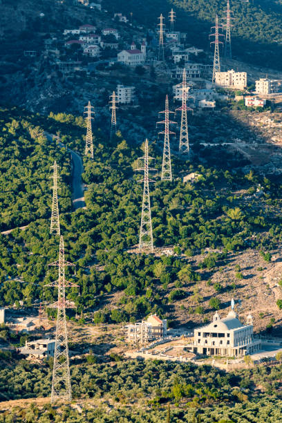 istock Transmission lines in rural Lebanon 1331249238