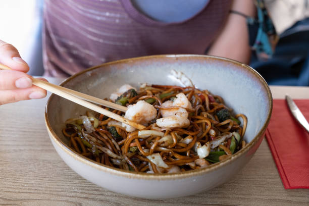 istock Noodles with Vegetables and Shrimp 1331251060
