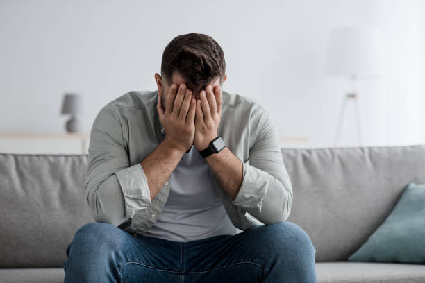 istock Frustration, mental disorder, broken heart. Mental problems, middle age crisis 1331254686