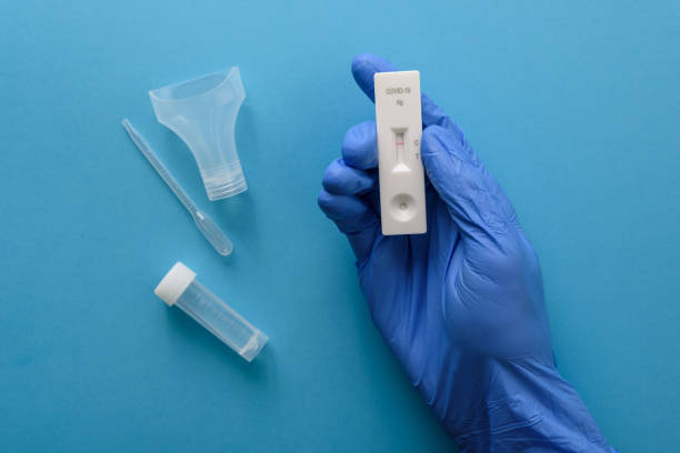 istock Hand showing antigen covid test 1331259402