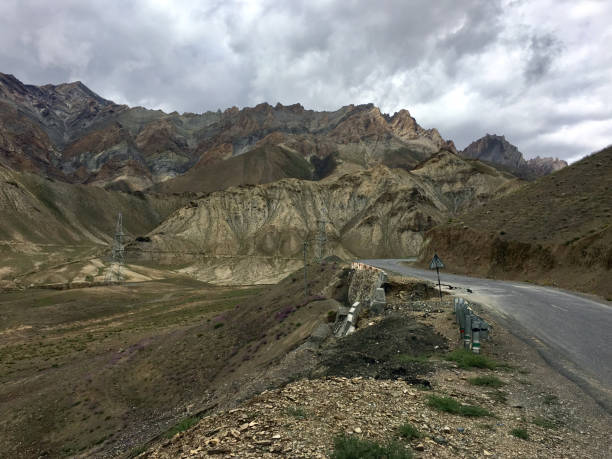 istock Road through bare mountains in Ladakh, India 1331259673