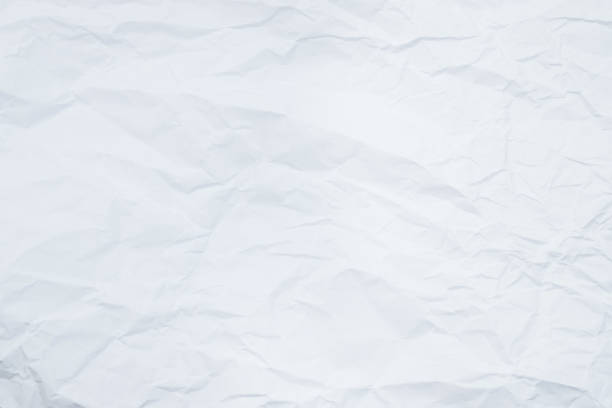 istock Texture of white crumpled paper for background. 1331260937