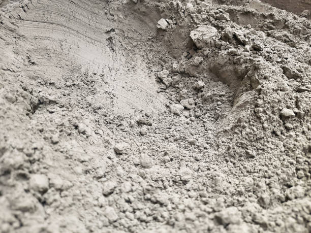 Gray cement powder abstract background,cement powder, before mix to concrete