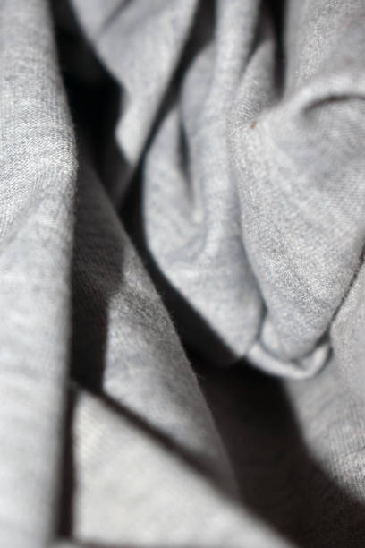 istock Vertical shot of a crumpled gray cloth 1331261146
