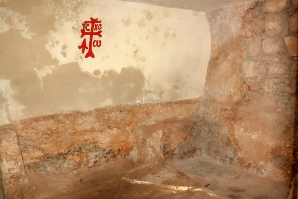 Photo of Inside the Burial Cave at the Garden Tomb complex in Jerusalem