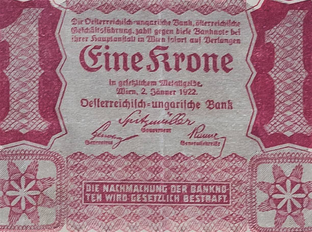 Vintage banknote from Austria-Hungary, one krone