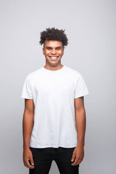 istock Friendly young man in white t-shirt 1331278879