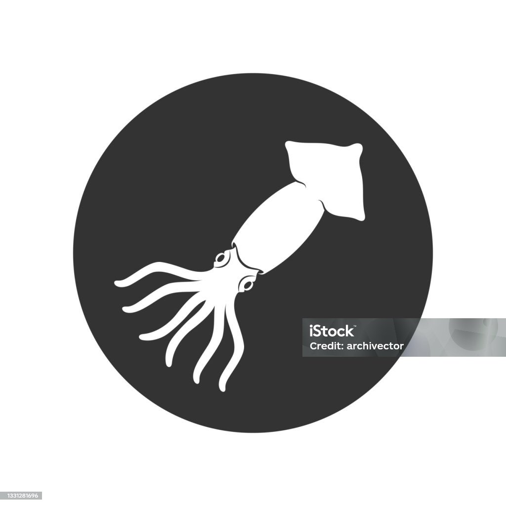 Squid Symbol Stock Illustration - Download Image Now - Animal, Animal