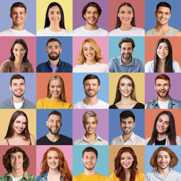 istock Beautiful positive youngsters posing on colorful studio backgrounds 1331283064