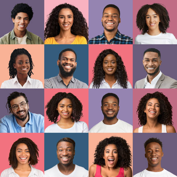 istock Happy multiethnic men and women over colorful studio backgrounds 1331285326
