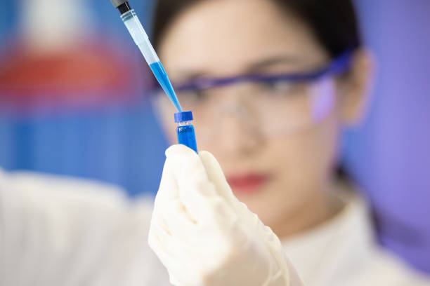 istock Asian Female scientist working 1331292910