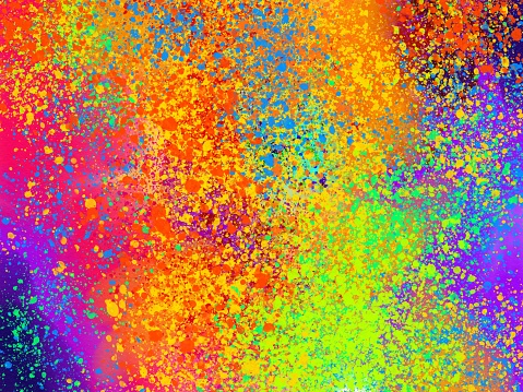 Multicolored abstract background, texture and pattern, Digital illustration