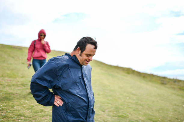 istock Disabled Male Feeling Tired While Hiking Through Rural Areas 1331299669
