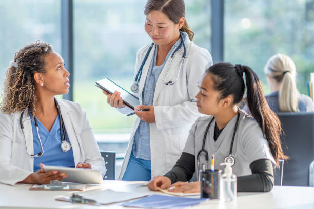 istock Medical school professor teaches students 1331299825