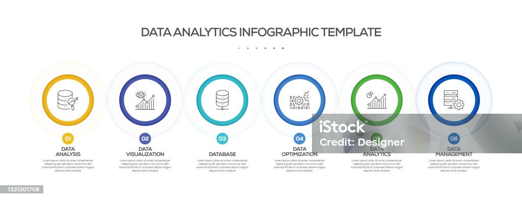 Data Analytics Related Process Infographic Template Process Timeline ...