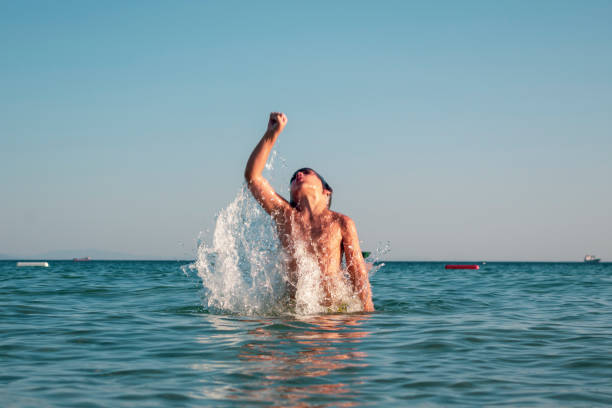 istock Boy Summer fun on the sea 1331312239