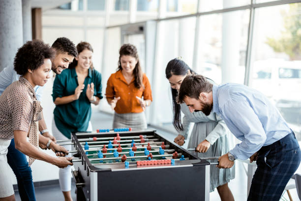 istock Foosball fanatics 1331318536