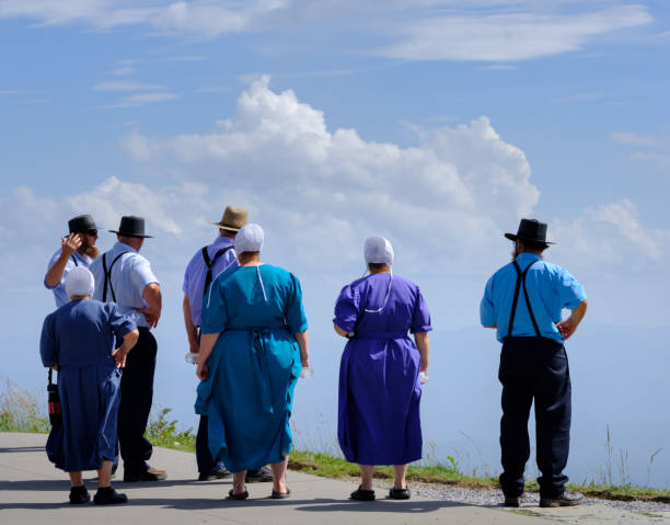 Mennonites stock photo