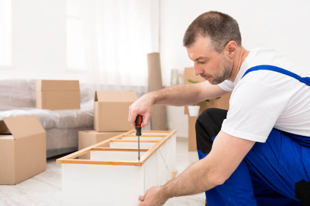 istock Professional Furniture Assembler Man Fixing And Assembling Wooden Shelf Indoors 1331322227