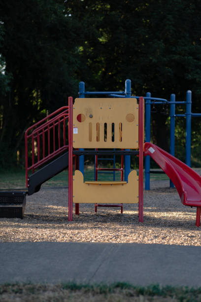 istock Playground equipment in park 1331322474
