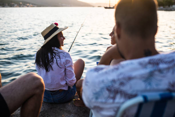 istock Fishing with friends 1331323909