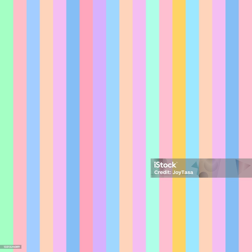 One Pastel Line Multicolored Pastel Lines Design For Pattern And Background Stock ...