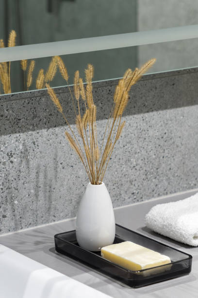 istock Close-up on bathroom decorations 1331325742
