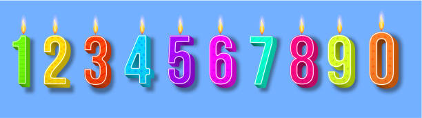 istock Candle number for Celebration cake birthday, party 1331338984