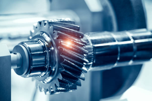 istock Engine gear wheels, industrial concept background 1331353282