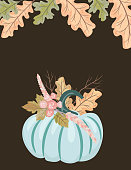 istock Autumn Background Invitation Template 1331360269