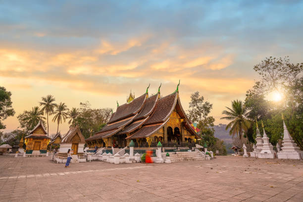 istock World heritage site at Wat Chiang Tong, Luang Prabang 1331365440