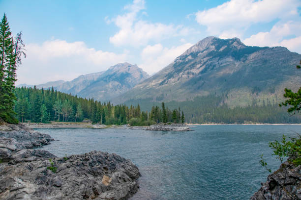 istock Lake Minnewanka from the Rocky Shore 1331372917