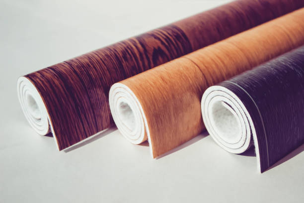 istock Different options for linoleum. A bunch of linoleum samples. 1331373152