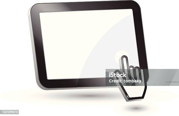 Tablet Pc - Arte vetorial de stock e mais imagens de Agenda Eletrónica - Agenda Eletrónica, Apontar - Sinal Manual, Bluetooth