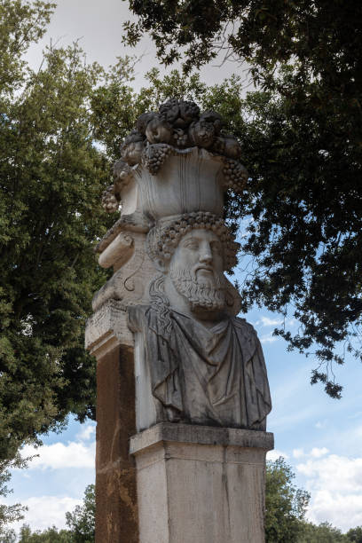 istock Stone decoration in Borghese garden 1331396465