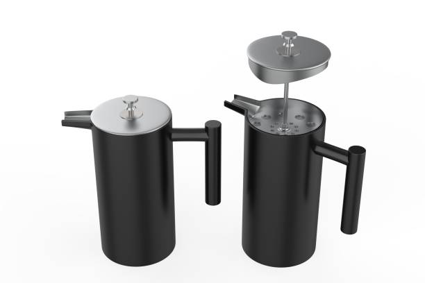 istock coffee plunger stainless steel 1331400475