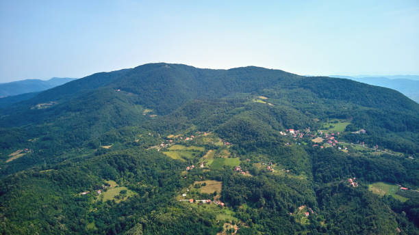 istock Gucevo mountain top, western Serbia. 1331410494